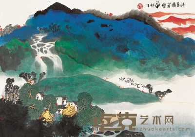 华拓 清夏 镜心 42×60cm